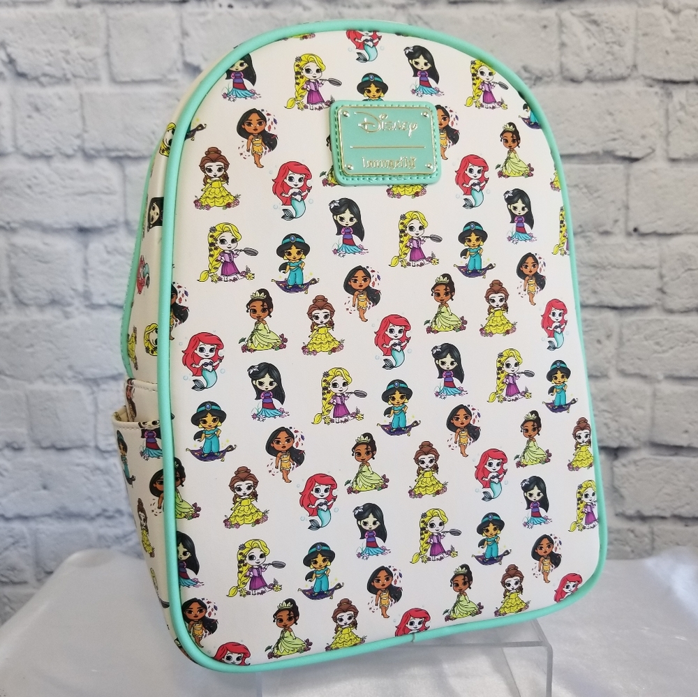 Loungefly Disney Princess Characters Mini Backpack Bag New